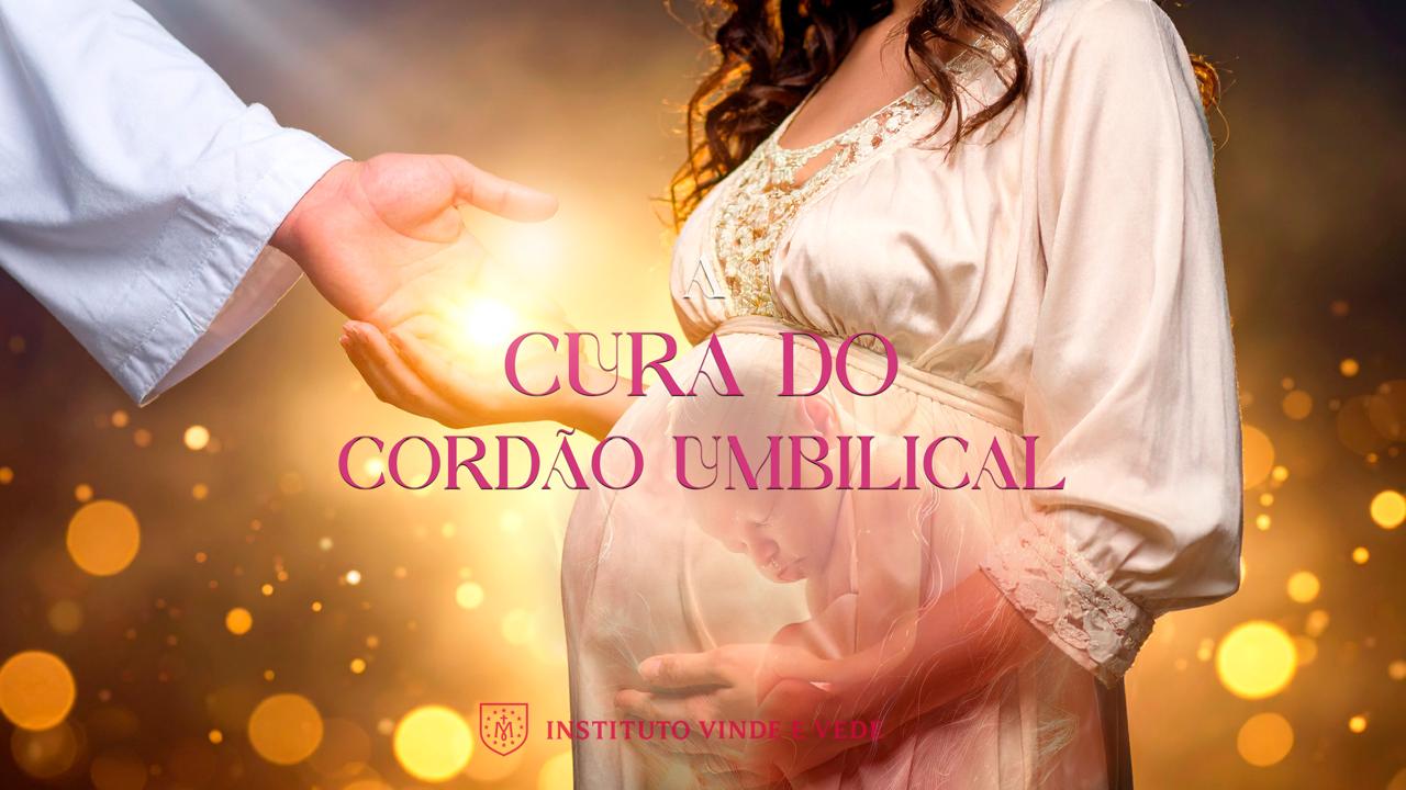 Capa do livro da oração do cordão umbilical